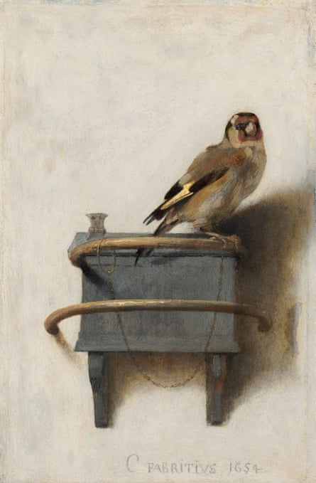 The Goldfinch, 1654 by Carel Fabritius.