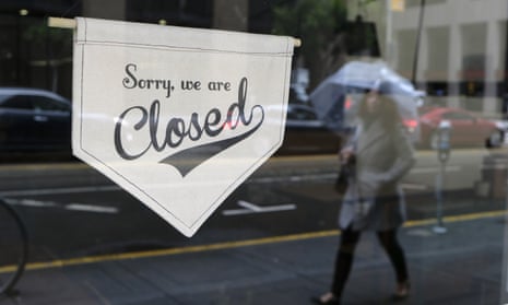 The closed Homage Ltd restaurant, which is normally open for breakfast and lunch, 16 March 2020, in San Francisco.
