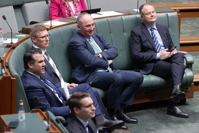 Barnaby Joyce during question time