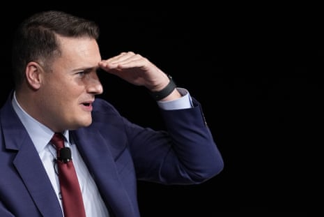 Wes Streeting speaking astatine nan NHS Providers convention successful Manchester today.