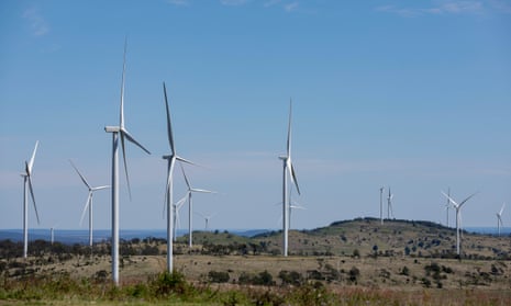 A wind farm in the South Burnett district of Queensland