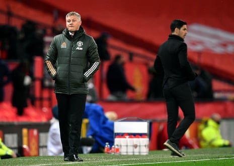 Manchester United manager Ole Gunnar Solskjaer, dejected after another lost home game.