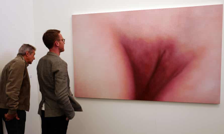 ‘A beautiful, abstract image’ … Ersatz Cunt Painting, a 2016 work that showed at Frieze in London.