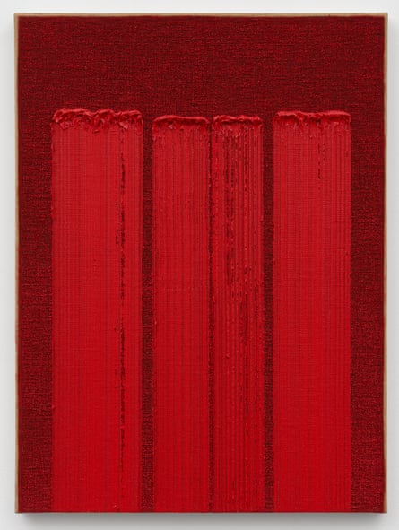 Ha Chong-Hyun Conjunction 20-118, 2020 Oil on hempcloth