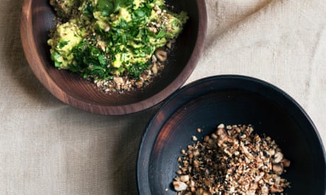 Nigel Slater’s hazelnut dukkah and beetroot garlic hummus recipes