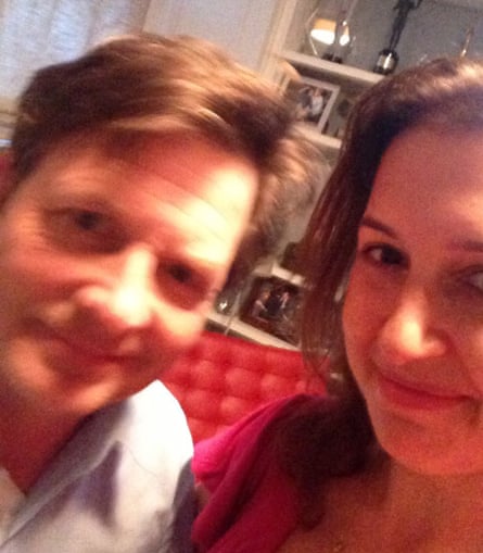 Avec Michael J. Fox.