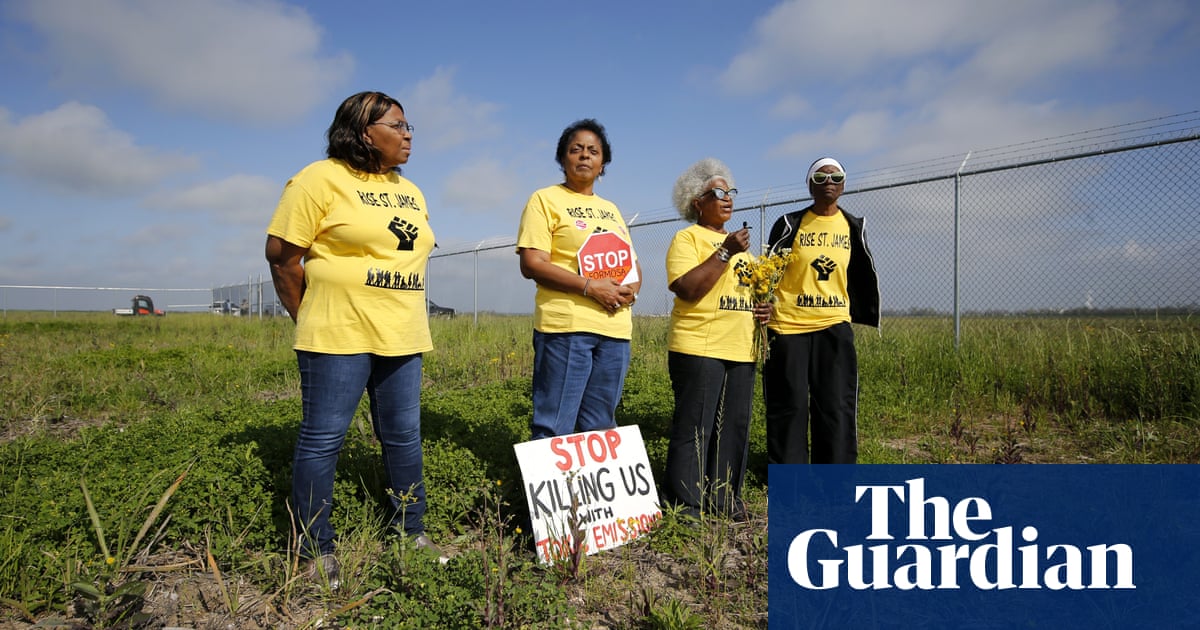 ‘This is environmental racism’: activists call on Biden to stop new plastics plants in ‘Cancer Alley’