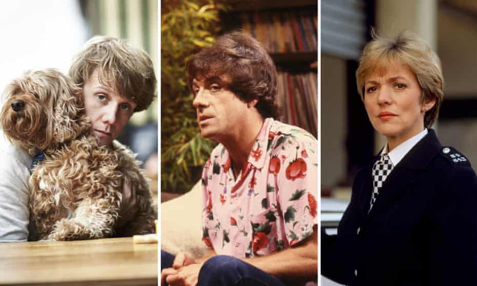 From left: Please Like Me’s Josh Thomas, Countdown’s Molly Meldrum and The Bill’s Trudie Goodwin