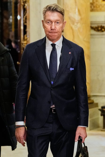 Terje Aasland wearing a dark suit