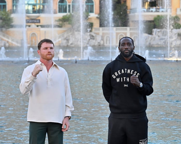 Canelo Álvarez and Terence Crawford Weigh In for Las Vegas Megafight