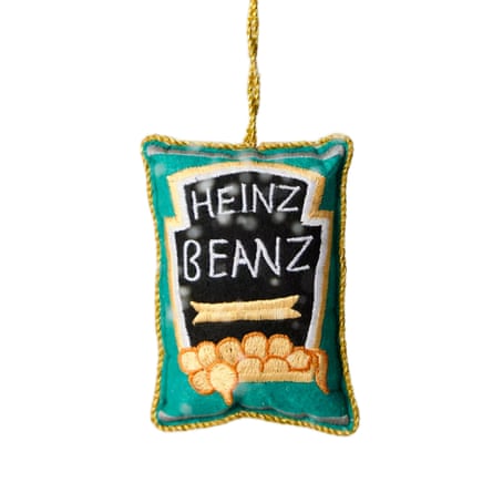 Anthropologie studio Heinz Beans Felt Ornament