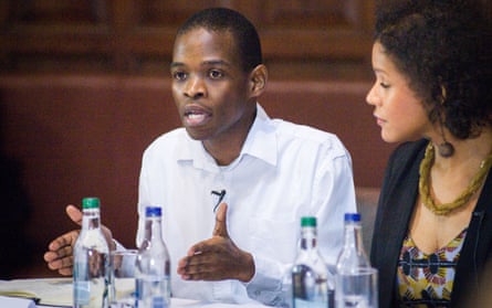 Ntokozo Qwabe, co-founder of the successful Rhodes Must Fall campaign during its debate at the Oxford Union.