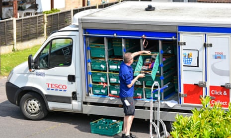 You shop online, they put it in your boot: Tesco Groceries Click and  Collect bay
