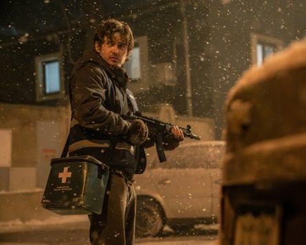 Austin Abrams in Resident Evil.
