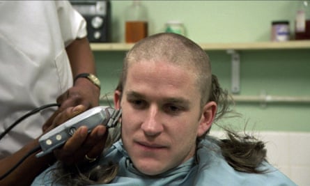 A close shave ... Matthew Modine in Full Metal Jacket.