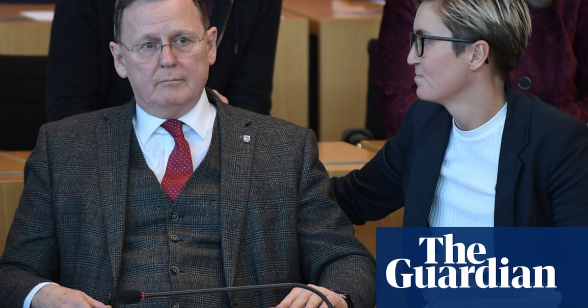 Centre-right German parties vote with AfD to oust Thuringia premier