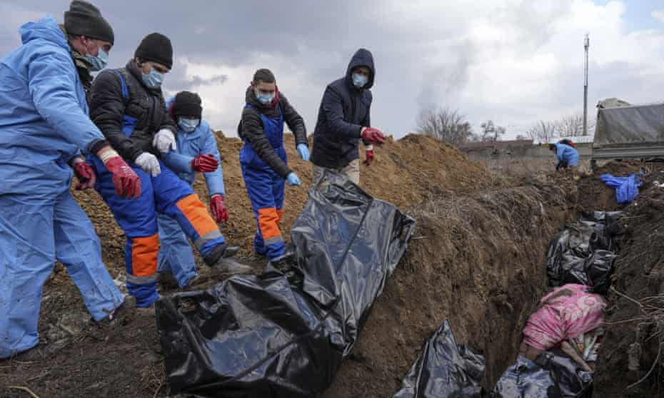 US formally accuses Russia of war crimes in Ukraine | Ukraine | The Guardian