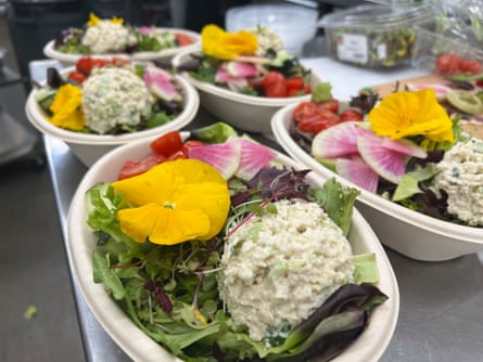School lunches at Upland unified school district in California.