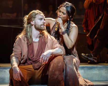 Ryder’s accomplishment is primarily vocal … Ryder, left as Jesus, with Desmonda Cathabel as Mary Magdalene in Jesus Christ Superstar.