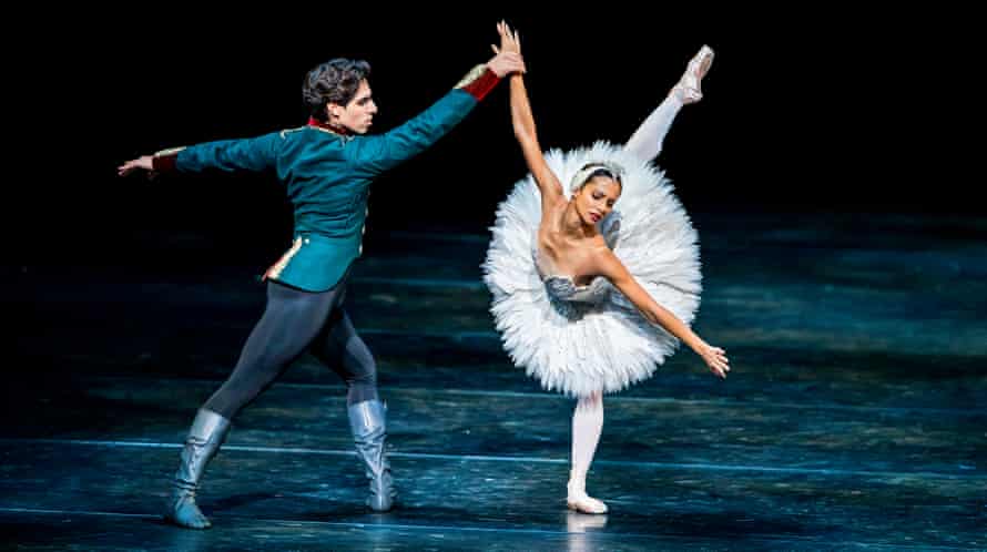 Francesca Hayward and Cesar Corrales in Swan Lake from Within The Golden Hou.