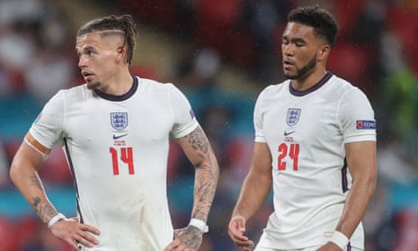 Kalvin Phillips (left) and Reece James pictured during England’s Euro 2020 game against Scotland.