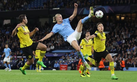Erling Haaland magic denies Dortmund as Manchester City make late comeback