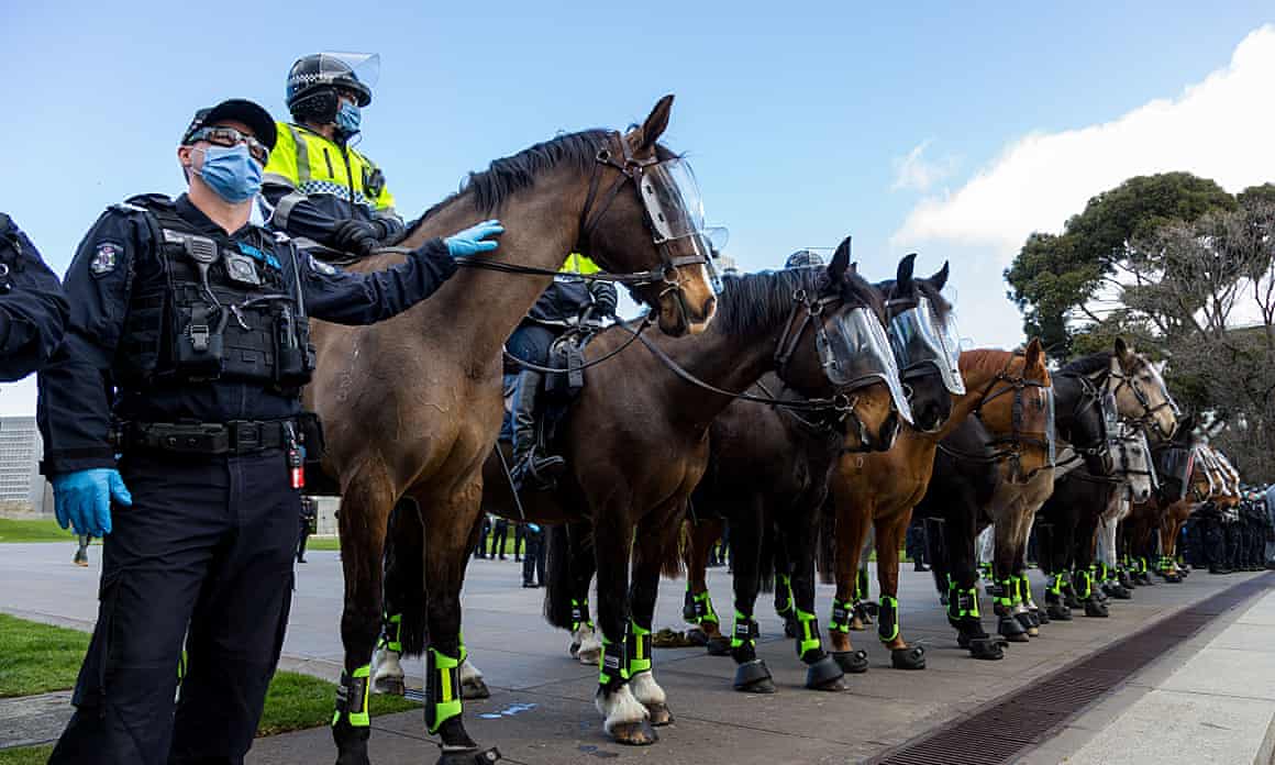 NSW police will bring in more than 100 officers, including mounted police, to patrol south-west Sydney’s lockdown.