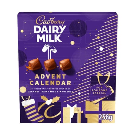 Cadbury Dairy Milk Chocolate Mixed Chunk Advent calendar
