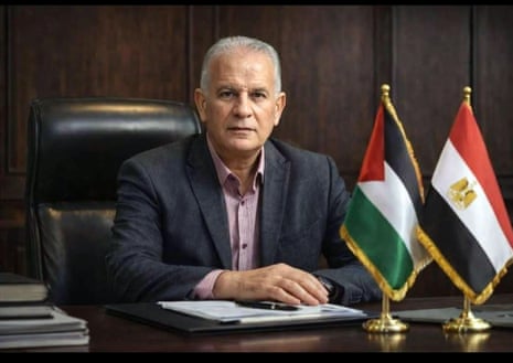 Mohamed al-Wahidi, διευθυντής δημοσίων σχέσεων για την Αιγυπτιακή Επιτροπή στη Γάζα.