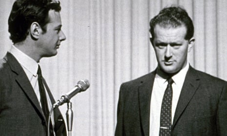 Tony Barrow, right, with Brian Epstein, manager of the Beatles, in 1966, a year in which Barrow’s skills as the group’s press officer were at their height.