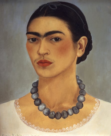 Self-portrait with Necklace, 1933 by Frida Kahlo.