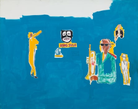 Jean-Michel Basquiat (1960-1988), Le Roi Zoulou, 1986.