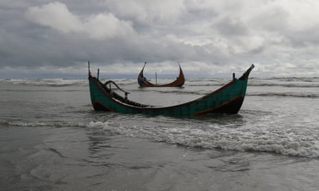At least 16 people died after a boat sank off Bangladesh. Dozens are still missing. Boats such as the ones pictured have been used by traffickers in the region in the past.