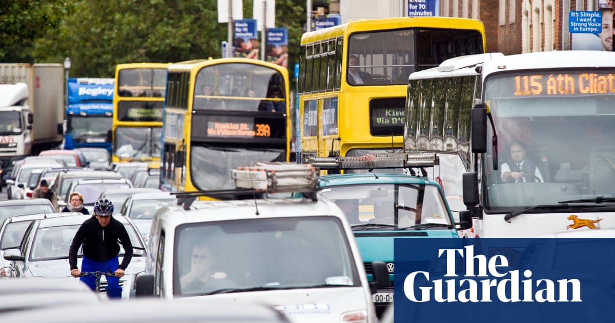 Image result for dublin city traffic jam bike