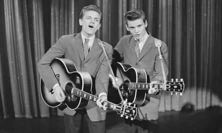 The Everly Brothers on The Ed Sullivan Show in 1957
