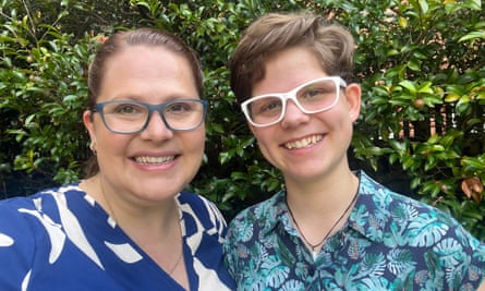 Year 10 student Katherine (right) and her mother, Rachel