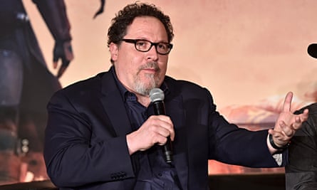Jon Favreau at a press junket for The Mandalorian in 2019.