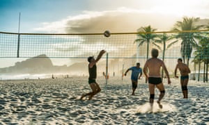 Leme Beach, Copacabana.