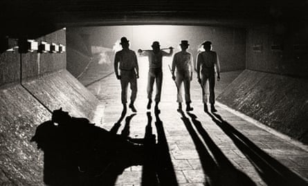 A still from the 1971 film A Clockwork Orange.