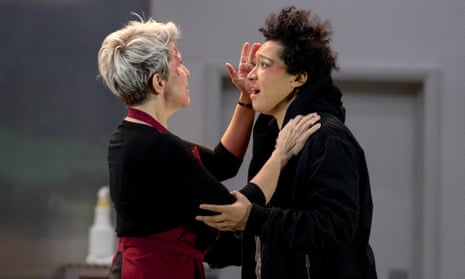 Joyce DiDonato as Irene and Julia Bullock as Theodora in the Royal Opera House’s new staging. 