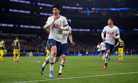 Son Steps Up To Cut Down Southampton And Fire Tottenham Through In Fa Cup Fa Cup The Guardian