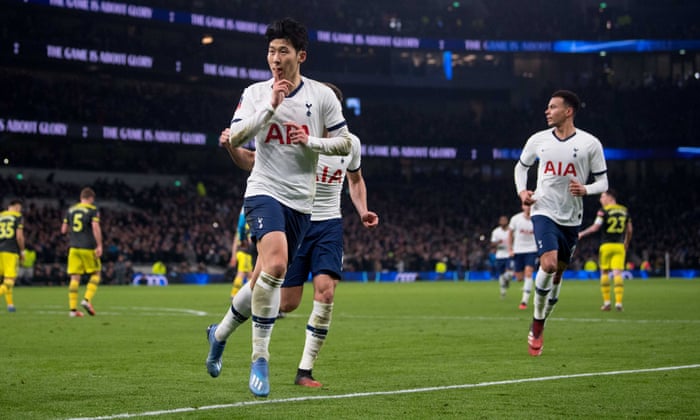 Son Steps Up To Cut Down Southampton And Fire Tottenham Through In Fa Cup Fa Cup The Guardian