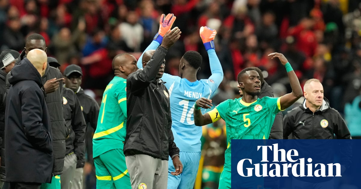 Senegal face sanctions for Afcon final walk-off as organisers criticise ‘unacceptable’ conduct