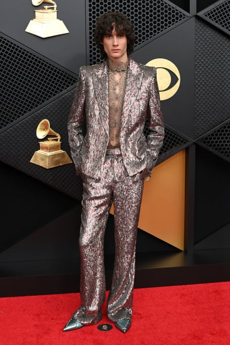 Photo by David Fisher/Shutterstock (16449910ed) Sombr 68th Annual Grammy Awards, Arrivals, Fashion Highlights, Los Angeles, USA - 01 Feb 2026