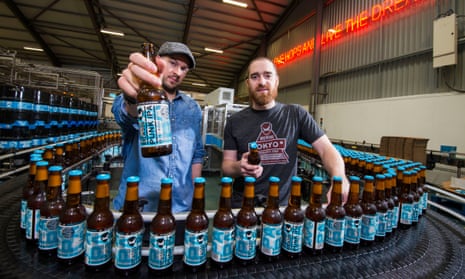James Watt and Martin Dickie, founders of BrewDog, which has published its recipes for free.
