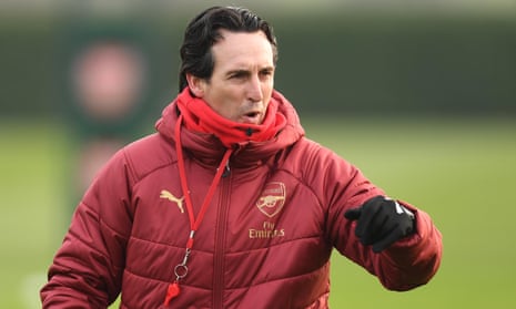 Arsenal’s manager, Unai Emery, said of the January transfer window: ‘We cannot sign permanently.’