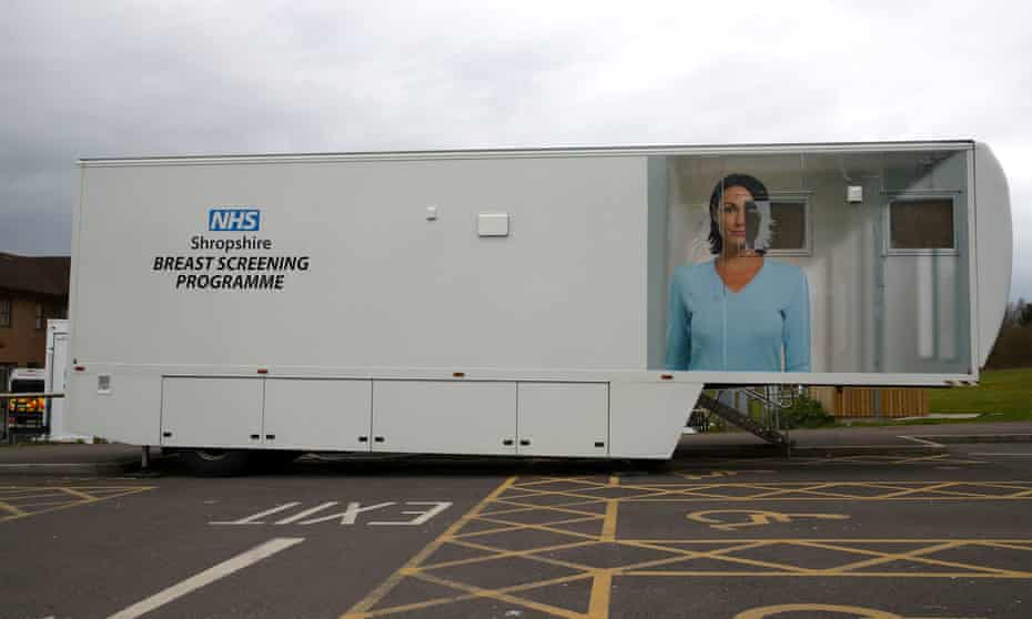 A breast screening Unit at Telford hospital.