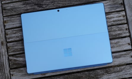 The back of the Surface Pro 11.