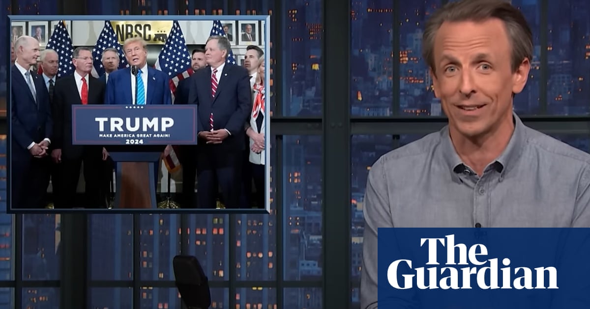 Seth Meyers sobre los republicanos abrazando a Trump: “¿Estas personas no tienen vergüenza?” | Resumen de la televisión nocturna Seth Meyers sobre los republicanos abrazando a Trump: “¿Estas personas no tienen vergüenza?” | Resumen de la televisión nocturna