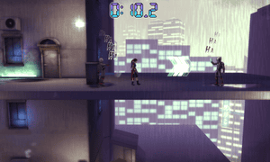 Video artist Nicole Stark took inspiration from her autistic teenage daughter, who was battling bullies, for her game Ninja Pizza Girl.